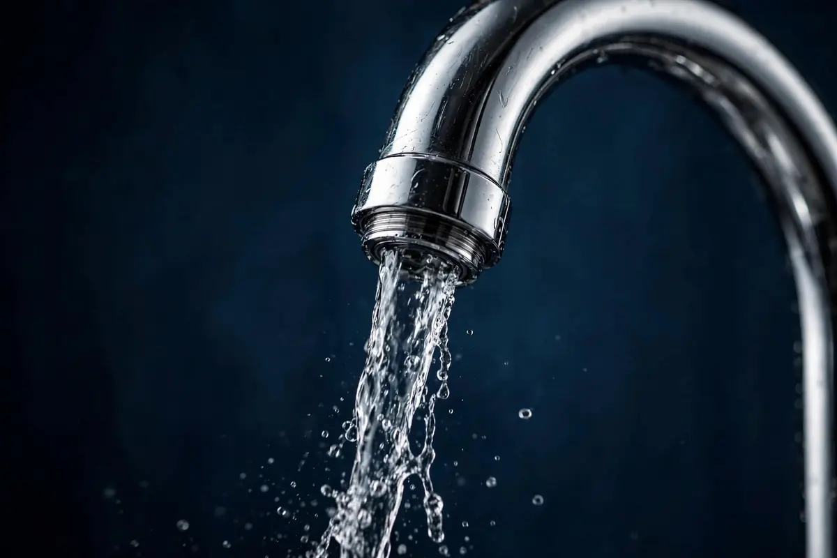 Modern faucet in a Fort Belvoir area home